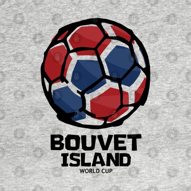 Bouvet Island Football Country Flag by KewaleeTee